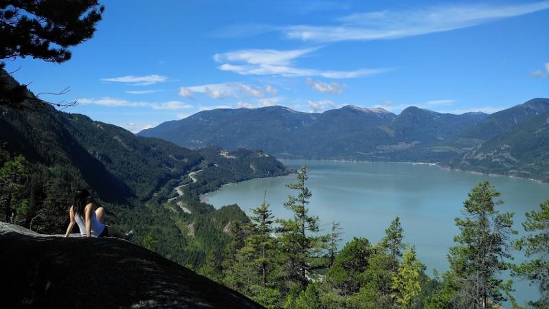 View of Howe Sound and Highway 99
